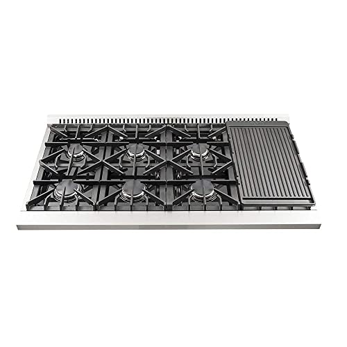 Forno FFSGS6244-48 Galiano 48 Inch Inch All Gas Double Oven Freestanding Gas Range thumb #8