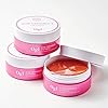 [Ogi] Rose V Eye Patch, 100% Vegan Hypoallergenic Under Eye Masks for Eye Wrinkles, Natural Hydrogel Patches From Marine Plants (1.4g x 60EA)