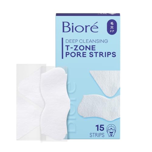 T-Zone Blackhead Remover Deep Cleansing Pore Strips, (5 Nose + 5 twarzy + 5 pasków porów podbródka), Blackhead Pore Strips For The T-Zone Area, 15 Count