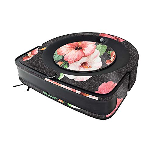 Image of MightySkins Glossy Glitter Skin Compatible with iRobot Roomba s9 Vacuum - Hibiscus | Protective High-Gloss Glitter Finish | Easy to Apply and Change Styles | Made in The USA
