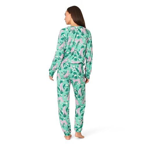 Image of PJ Salvage Women's [Amazon Exclusive] Cloud Jersey Jogger Pajama 2-piece Pj Set