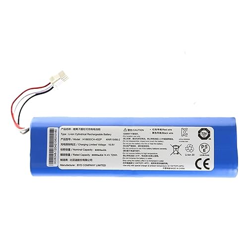 KAFTKO Staubsauger-Akku, Wiederaufladbarer Lithium-Ionen-Akku for Kehrmaschine, Ersatz. Kompatibel Mit Roidmi Eve Plus (Color : 6800mAh)