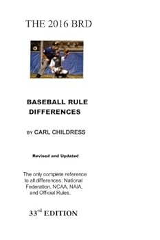Paperback 2016 BRD: Baseball Rule Differences Book