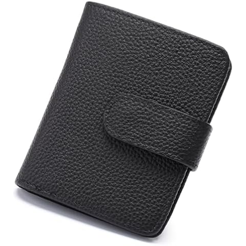 FALAN MULE Wallet Women RFID Blocking Slim Genuine Leather Small Womens Wallet with Zipper Coin Pocket Cover