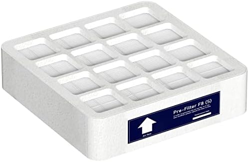 Ontheone F8 (S) Pre-filter True HEPA Replacement Filter Compatible with IQ Air HeathPro Series Pre-Filter (F1), True HEPA First Stage Replacement