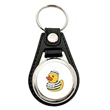 Fonction pratique : Chaque Canard en caoutchouc prison Le porte-clés de porte d'entrée est équipé d'une puce de panier d'achat qui facilite la vie quotidienne et allie style et fonctionnalité.