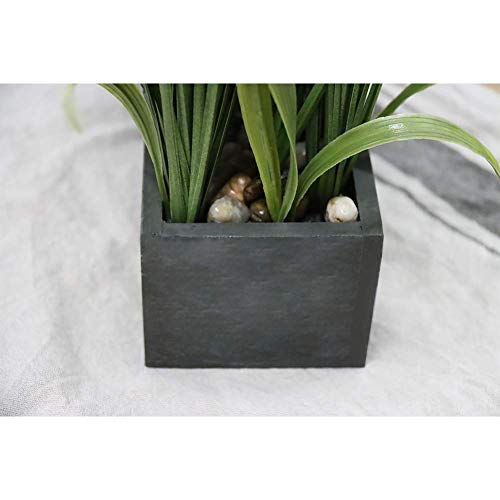 SAROSORA Artificial Plants 22" Tall for Garden Indoor Greenery Tabletop Decor Home Fake Grass | Fauk Plants (1, 22") by SAROSORA - Image 2