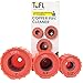 TOFL Copper Pipe Cleaner a Set of 3- ½ inch, ¾ inch, and 1-inch Handy Sized Plumber Brushes Tested and Proven by Plumbers To Prepare Pipes To Solder