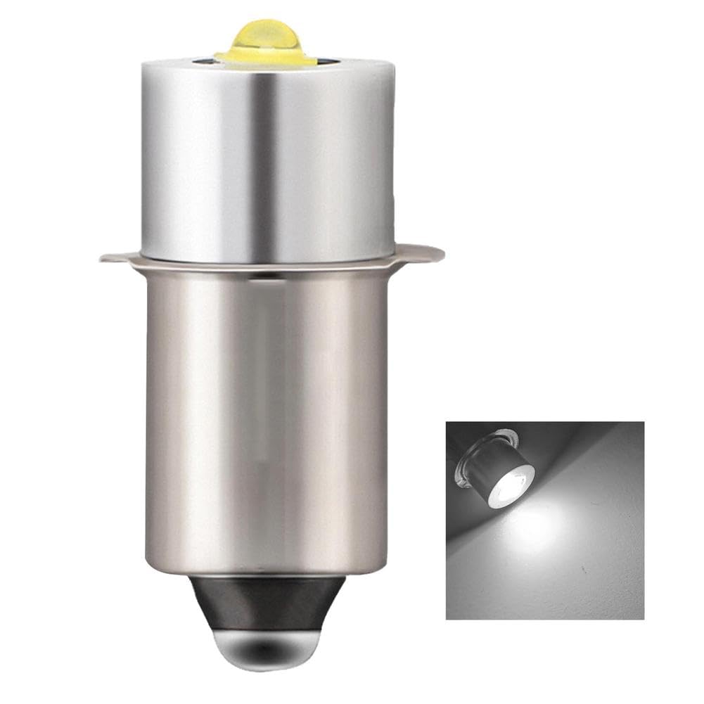 Ruiandsion P13.5S PR2 LED Upgrade LED Taschenlampe Glühlampe DC 3-6V 2525 3W Ersatzlampe für Maglite Arbeitslampe (1er Pack