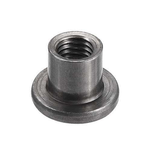 Écrou en té M8x17.9x3mm uxcell en acier carbone 4.8 à base ronde filetée, 30 pièces