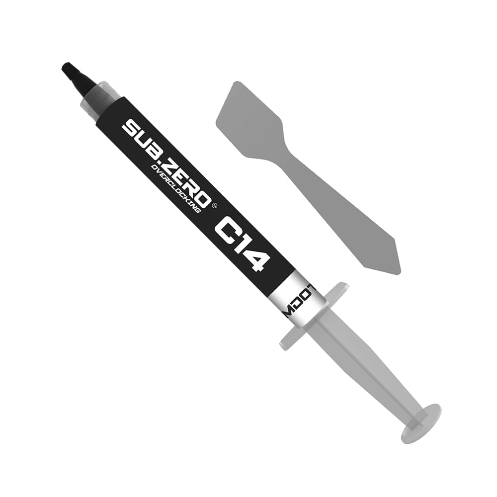 ATOMDOTS C14 High-Performance Thermal Paste |Stage-1 Kit (2.0 Gram)| 13.6 W/m*K | by Subzero Overclocking | Simple to Apply for CPU, GPU, PC, PS4, Xbox B0D3B1F6XF-image-14