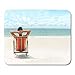 Produktbild Mauspad Blue Chair Man Relaxing Beach Rest Thailand Liegestuhl Sorglos Mousepad für Notebooks, Desktop-Computer Mauspads