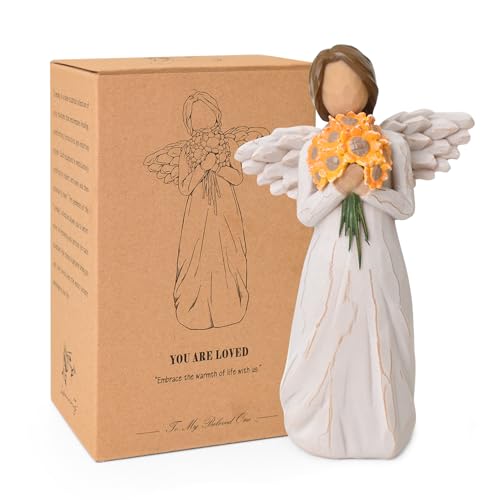 Get Well Gifts for Women After Surgery, 5.1" Hand-Painted Resin Figurines