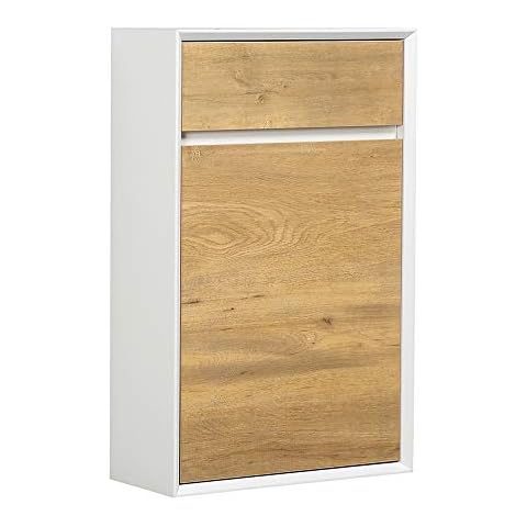 The Bath People Dali White Oak WC Unit Cover