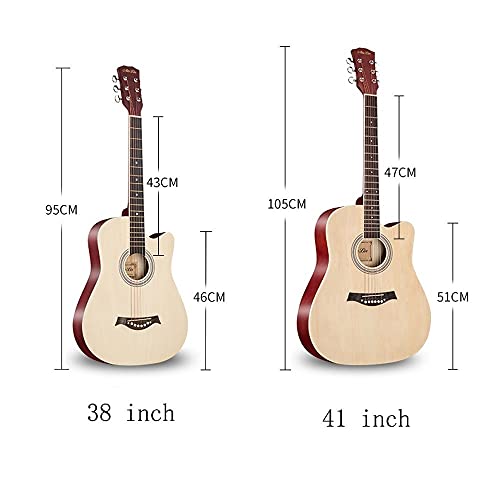Rekaf 38 pouces 41 pouces guitare classique folk pour débutants Tochigi acoustique pleine grandeur Guitare native simple face Guitare acoustique Retro Folk Series Fait à la main Femme et homme Auto-ap - Les Beatles, Paul McCartney, John Lennon, RIngo Starr, George Harrison Rekaf 38 pouces 41 pouces guitare classique folk pour débutants Tochigi acoustique pleine grandeur Guitare native simple face Guitare acoustique Retro Folk Series Fait à la main Femme et homme Auto-ap – Image 8
