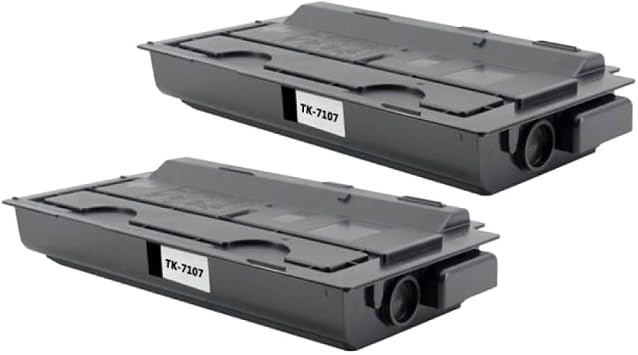 Compatible Toner Cartridge Replacement for Copystar TK7107 TK-7107 Black Toner Cartridge 20K YLD for use in 3010i, 3011i 2 Pack