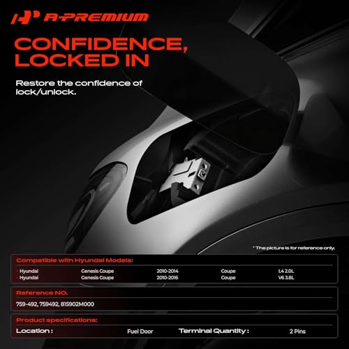 Image of A-Premium Fuel Gas Filler Door Release Opener Actuator