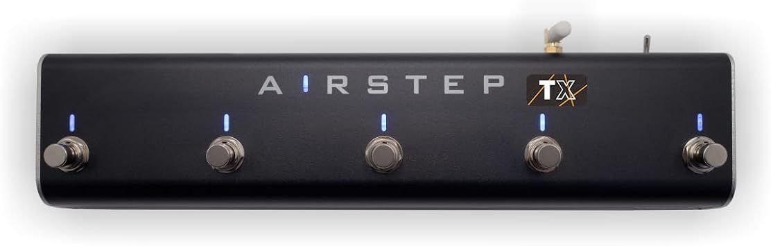 XSONIC AIRSTEP TX Edition، TONEX ONE & PEDAL Footswitch، وضعان للتحكم، وضع الضبط المسبق ووضع التأثير، مدخلان لدواسة التعبير، تخصيص معلمات الدواسة من خلال تطبيق AIRSTEP TX