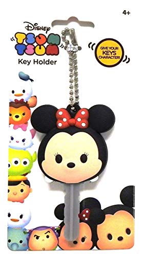 Llavero Minnie Mouse Disney Tsum Tsum de goma coleccionable y colgante infantil