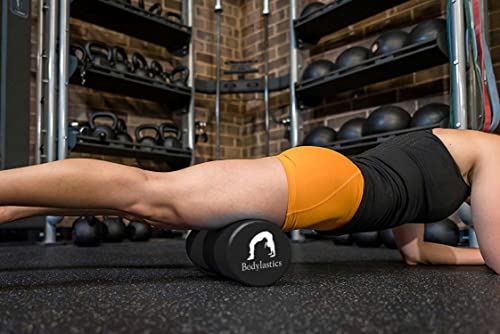 Image of Bodylastics Foam Roller (30 x 15 cms) for Deep Tissue Massage, Relief from Sore Muscles Pain, Pre & Post Exercise Fitness Workout Sessions