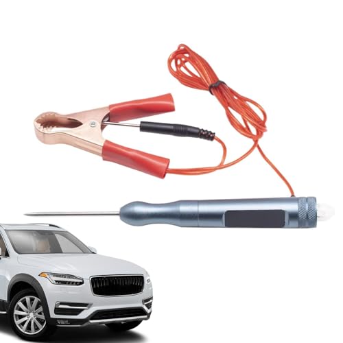 Testeur de fusibles auto 0-45V avec sonde longue pour diagnostic de circuit de voiture et camion