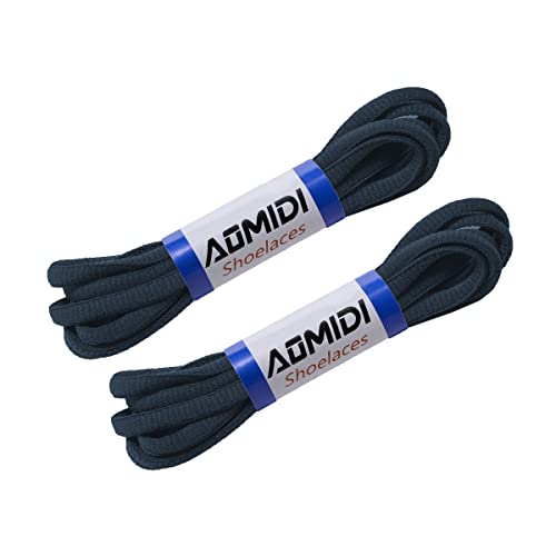 AOMIDI �C�Ђ� 2�g �ȉ~�` �n�[�t���E���h 1/4�C���` �C���[�X �X�j�[�J�[��J�W���A���V���[�Y�p �C�Ђ��̌���, �l�C�r�[�u���[, 54" inches (137 cm)