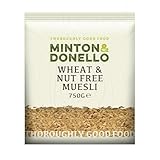 Minton & Donello 750g Wheat and Nut Free Muesli - High Fibre, Healthy Breakfast with Fruits and Seeds