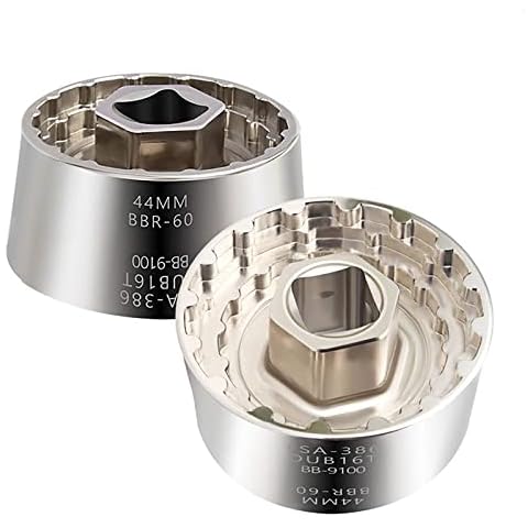 KIEVODE 5-in-1 Bike Bottom Bracket Tool for 12/16-Notch 39/41/44/46/49mm External Cups Lockring Install Removal - for Shimano, SRAM, FSA, Rotor, Chris King, Hawk Racing, Campagnolo, Truvativ GXP, etc Cover