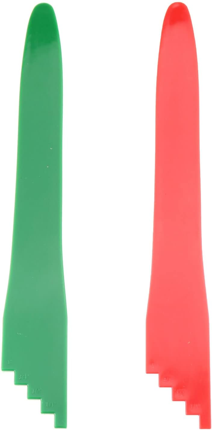 MEETOOT 2pcs Bubble Popper for Canning Kit (1 x Red + 1 x Green) Canning Supplies Canner Debubble for Canning Food