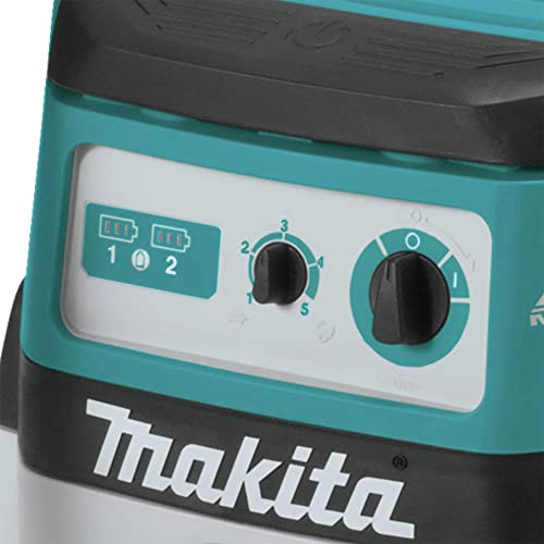 Image of Makita XCV20Z 18V X2 (36V) LXT Lithium-Ion Brushless Cordless 2.1 Gallon Wet /Dry Dust Extractor /Vacuum, Tool Only