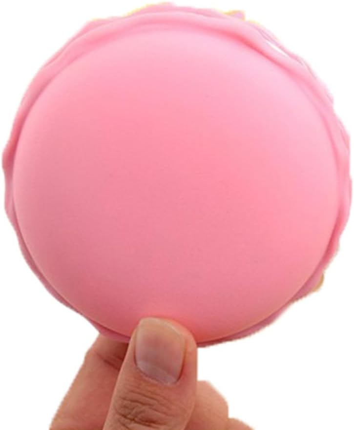 PRETYZOOM Mini Macaron Shape Jewelry Case for Rings and Beads, Pink image 4