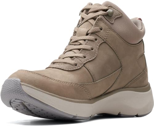 Clarks Bottines mi-hautes Wave 2.0 chaussures marche confort femme cuir