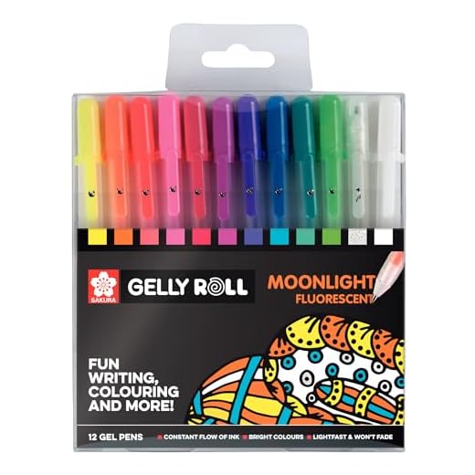 GELLY MOONLIGHT FLUOR. SET 12#