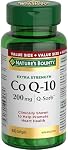 NATURE'S BOUNTY Co Q-10, 200 mg, Force Supérieure, Cliniquement Prouvé pour Favoriser la Santé Cardiaque, 48.9 g
