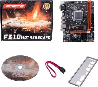 OMNIBYTE Force F310 CM2 Micro-ATX Motherboard for LGA 1151 Socket, Supports Intel 6th, 7th, 8th & 9th Generation Processors, M.2 Slot, 5.1 Audio, DDR4 2666 MHz, Ports (RJ45 | SATA | USB 3.0 | HDMI)