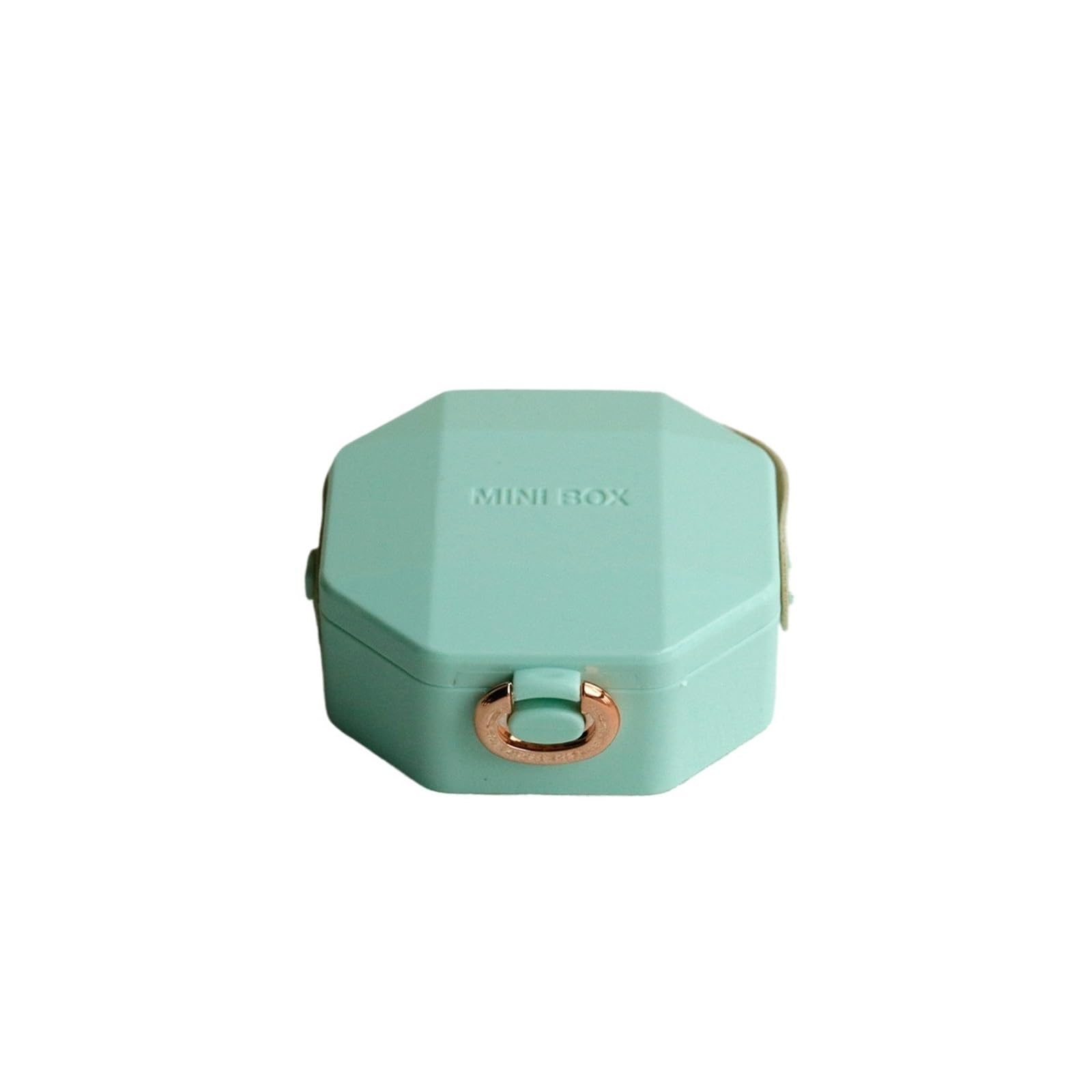 Travel Jewellery Box Portable Jewelry Storage Box, Earring Necklace Ring Mini Organizer(Green)