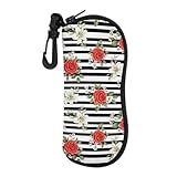 Protección duradera: fabricada con tela de buceo o cuero microPU, esta funda protege sus gafas de abolladuras, arañazos y polvo durante los viajes y el uso diario