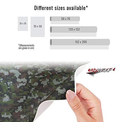 Quattroerre Adhesive Film Sheet Digital Camouflage, 35 X 50 Cm #TOP3