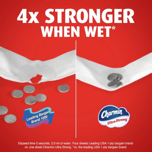 Image of Charmin Ultra Strong Toilet Paper 12 Mega XL Rolls, 330 Sheets Per Roll