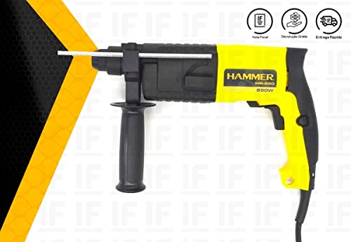 Martelete Perfurador Rotativo Com Maleta Sds Plus 650w 850 rpm Mr650 Hammer