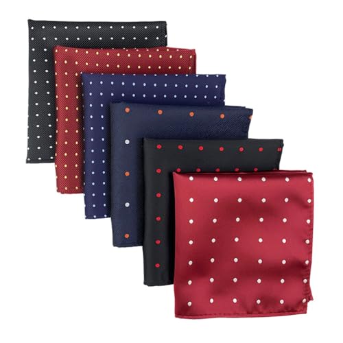 Pochette de costume carrée pour homme et mouchoir de banquet formel bordeaux