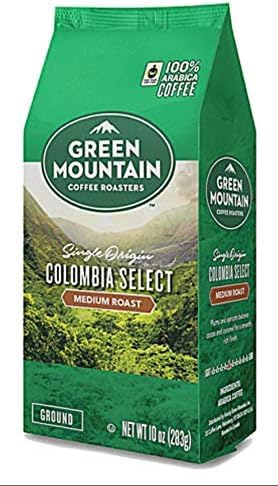 Green Mountain Coffee Roasters, Colombia Select, Ground Coffee, Fair Trade Select, Medium Roast, Bagged 10oz (Pack of 5) - image 1