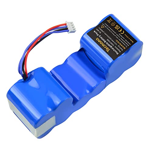 Tecmana Batería de repuesto para ECOVACS Deebot 900, 700, M88, DE33, DE35, DG710, DG716 OZMO 610, 901, 902 Cover