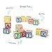 Melissa & Doug Deluxe Wooden ABC/123 1-Inch Blocks Set with Storage Pouch (50 pcs)