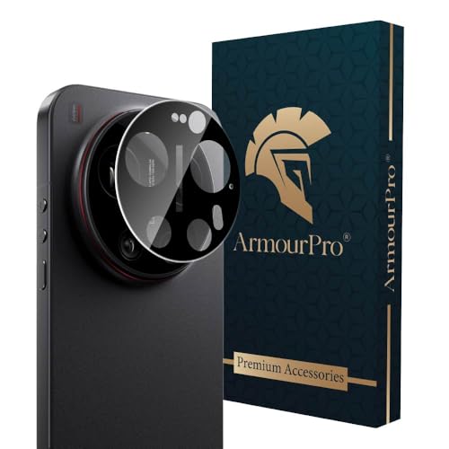 Image of ArmourPro Premium Camera Lens Protection Compatible with Xiaomi 17 Ultra (6.9 Inches) With Edge to Edge Full Camera Coverage | Black, Pack of 1