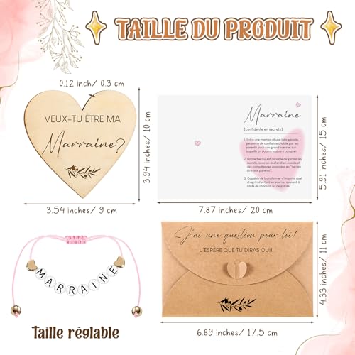 Namalu Annonce Marraine Veux Tu Etre Ma Marraine Cadeau – vue 2