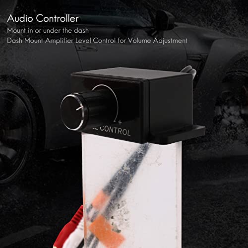 TEITEYER Car Home Audio Amplifier Bass Gain Level Volume Control Knob LC-1 Black - Image 3