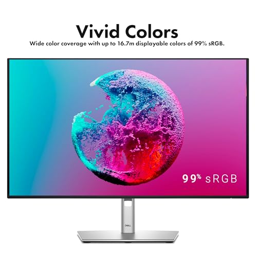 Image of Dell P2425H 24″ Full HD (1920x1080) IPS LED 100Hz Monitors (x2) Dual Display Productivity Setup, Comfortview Plus, Anti-Glare Panel + 2 x USB-C Cables + Cleaning Kit