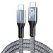 Produktbild AGFINEST 240W USB4 Kabel für Thunderbolt 4 Kabel, Zertifizierte 40Gbps Datensynchronisation, 8K@60Hz 4K@144Hz HDR USB C Kabel für iPhone16 MacBook M1 M2, iPad, SSD, Docking Station (Gerade, 2M)