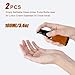 TUPWEL 2PCS Upscale Amber Glass Refillable Pump Press Lotion Bottles Container Jars Pot For Makeup Foundations Cosmetic Skin Care Cream Emulsion Essential Oils(100ml / 3.4oz)